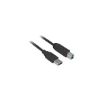SHARKOON USB-kaabel - USB3.0-a/USB3.0-b USB 3.2 Gen 1 - 1m