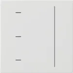Gira puuteplaadiga kate S3000 Pure White 536527