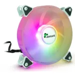 Inter-Tech Argus RS-061 RGB 120 mm korpuse ventilaator, 120x120x25 mm, PWM