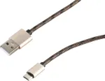 SHIVERPEAKS S-Conn USB 2.0 kaabel, USB-A - Micro-USB B, 0,9 m, pruun 14-50079