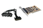 EXSYS EX-41088 8-pordiline RS-232 jadaliidese PCI kaart FTDI kiibistikuga