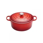 Le Creuset Signature Roaster &uuml;mmargune 24cm kirsipunane (21177240602430)