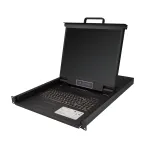 StarTech.com 8-pordiline rekmount KVM konsool 1,8 m kaablitega &ndash; integreeritud KVM kommutaator 19-tollise LCD-ekraaniga &ndash; t&auml;isfunktsionaalne 1U LCD KVM sahtel &ndash; OSD KVM &ndash; vastupidav 50 000 h MTBF &ndash; USB + VGA tugi