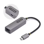 StarTech.com USB-C Etherneti adapter, NIC, 100 W PD l&auml;bip&auml;&auml;s, USB 3.0 USB-C 1 Gbps mitme kiirusega v&otilde;rguadapter, Thunderbolti &uuml;hilduv, Windows ja Mac