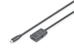 DIGITUS Active USB-C Extension kaabel - 5G USB 3.2 Gen1 USB-C - USB-C (M/F) - 5m