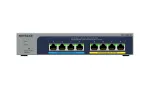 NETGEAR 8-pordiline Ultra60 PoE++ Multi-Gigabit (2,5G) Ethernet Plus l&uuml;liti, hallatav, L2/L3, 2,5G Ethernet (100/1000/2500), t&auml;isdupleks, Power over Ethernet (PoE)