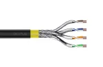 DIGITUS paigalduskaabel - CAT 7A - S/FTP - AWG 22/1 simplex - 500m - kollane - Dca-s1a d1 a1