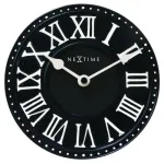 NeXtime klok 5187zw London Table, &Oslash;16 cm, seinale, must/valge