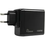 PD laadur INTER-TECH PD-3100 100W USB-C must kiirtoiteadapter