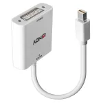 Lindy 38318 passiivne Mini DisplayPort&ndash;DVI muundur, DisplayPort 1.1, 0,18 m, must