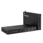 V&otilde;rgu saatja ja vastuv&otilde;tja Lindy 100m Cat.6A 2 Host USB 3.2 Gen 1 & HDMI 4K60