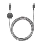 Native Union Anchor USB-C&ndash;USB-C kaabel, 240 W, 3 m, Zebra