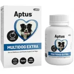 Tablettlisand Aptus Multidog extra &mdash; vitamiinid ja mineraalid t&auml;iskasvanud koertele, 100 tabletti, 200 g