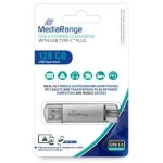USB-m&auml;lupulk MediaRange 128 GB USB-t&uuml;&uuml;p-A USB-USB-C MR938