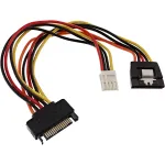 SATA toiteadapteri kaabel emane/isane + flopitoitepistik 0,15m InLine 29691