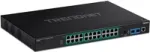 TRENDnet TI-RP262I - T&ouml;&ouml;stuslik - L&uuml;liti - hallatav - 24 x 10/100/1000 (PoE+) + 2 x SFP - riiulile paigaldatav - PoE+