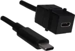 USB pikenduskaabel Bachmann 917.1212 24-kontaktiline USB-C isane emasele 50 cm USB 3.1 Power Delivery 60W