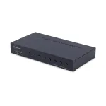StarTech.com 8-pordiline HDMI KVM-l&uuml;liti koos 1U rack-kinnituskomplektiga, 4K 60Hz HDMI 2.0, nupuvajutuse ja kiirklahviga l&uuml;litamine, 4-pordiline USB-jaotur, OS-s&otilde;ltumatu, TAA-le vastav