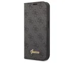 GUESS | Raamatukohver | Apple | iPhone 14 Pro Max | Kumm/Silikoon | Must