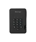 iStorage diskAshur2 256-bit 1TB USB 3.2 turvaline kr&uuml;pteeritud pooljuhtketas - Must IS-DA2-256-SSD-1TB-B
