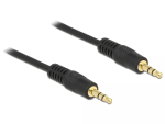 3,5 mm helikaabel DeLOCK 83746, 2 m, must