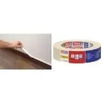 Masking tape Tesa 4348 &mdash; 30 mm x 50 m, light crepe paper
