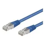 Wentronic Goobay CAT 5e paranduskaabel, SF/UTP, sinine, 0,25 m - CCA vase segu (95203)