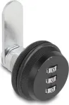 Navilock 20943 silindriline hooblukk seadmekappidele, numbrikoodiga, 16 x 19 mm