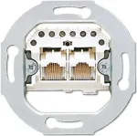 JUNG UAE 2X8 UPO 2 x RJ-45 hall pistikupesa (UAE2X8UPO)