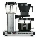 Tilgakohvimasin MOCCAMASTER KBG 741 &mdash; 1,25 L veepaak, 10-tassiline kann, 1520 W, roostevaba teras/must
