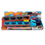 Hot Wheels City Speedway Hauler Carrier 3 m&auml;nguautoga, S&otilde;idukikomplekt, 4 a, Plastik, Hall, Mitmev&auml;rviline