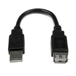 StarTech.com 6in USB 2.0 pikendusadapteri kaabel A kuni A - M/F
