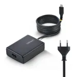 StarTech.com 100W USB-C s&uuml;learvuti laadija 1,5 m p&uuml;sikaabliga USB-C kaabliga, toiteadapteri plokk Dellile, XPS-ile, HP ProBookile, MacBook Prole, Microsoft Surface Prole