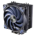 Akasa Alucia H4 Plus - Luftk&uuml;hlung - 12 cm - 33,1 dB - 56,3 cfm - Schwarz - Blau