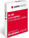 Taaslaetav kaamera aku AgfaPhoto BL-5B (asendus BL-5B-le) 3,7 V / &uuml;hilduvad mudelid