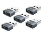 USB soovahetaja Alcasa USB-AD203-5 USB-A-pesa USB-C emane Hall