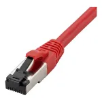 Synergy21 paigalduskaabel RJ45, CAT8.1 2000 MHz, 2 m, punane, S-STP (S/FTP), TPE/LSZH (SuperFlex), AWG26,
