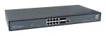 LevelOne 12-Port L3 Managed 10-Gigabit Switch, 8 x 1G/2.5G/5G/10G RJ45, 4 x 1G/2.5G/10G SFP+ Uplinks, 240Gbps Non-Blocking Fabric, 19-Inch Rackmount