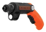 Black & Decker BDCSFL20C-QW 3,6 V akutoitel kruvikeeraja koos taskulambiga, must/oranž