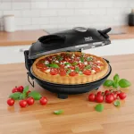 TEESA SUPREME Pizzaahi, 1200 W, 32 cm, aken, eemaldatav kivi