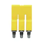 Weidm&uuml;ller WQV 2.5/3 rist&uuml;hendaja, 3-pooluseline, 2,5 mm&sup2;, kollane, pol&uuml;amiid, UL94 V-0, 50 tk
