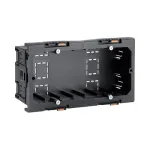 Hager G2860 2-kohaline seadme paigalduskarp BR kaabelduskanalile, must