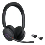 Yealink BH74 Teams Wireless Headset with ANC, USB-C/A Dongle, On-Ear, Black