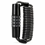 ROCKBROS T609 jalgrattalukk 1,5 m kombinatsioonikaabliga - must