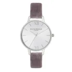 OLIVIA BURTON Naiste kell OB16DE04 34 mm rooskullast roostevabast terasest korpus halli nahkrihmaga kvartsanaloogkell