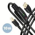 Axagon ADR-210B USB 2.0 A-M -> B-M aktiivne &uuml;hendus-/repiterkaabel 10 m