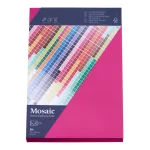 Artoz Papier Mosaic &uuml;mbrikud DIN B6 aknata fuksia m&auml;rgliimiga 20 tk