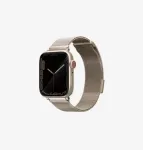 UNIQ Dante Apple Watch Rant roostevabast terasest l&uuml;li k&auml;ev&otilde;ru Starlight 42/44/45mm Series 1-9/SE/SE2/SE3