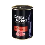 M&auml;rg kassitoit Dolina Noteci 400 g purk &mdash; vasikaliha valem, t&auml;iskasvanud kassid, 80% niiskust