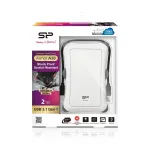 V&auml;line k&otilde;vaketas Silicon Power Armor A30 2TB 2.5 tolli USB 3.2 Gen 1, valge, l&ouml;&ouml;gikindel, 256‑bitine AES